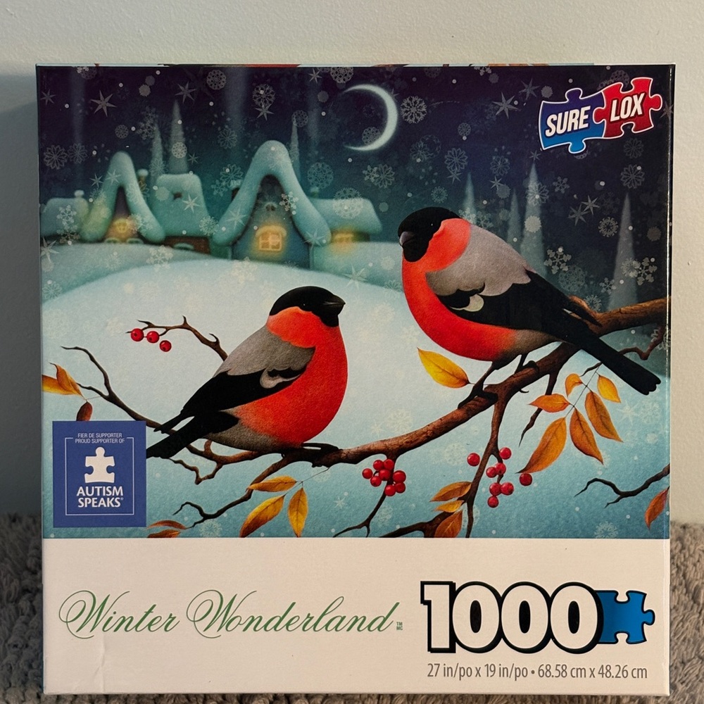 Sure-Lox - Bullfinch on a Branch. Stunning, Holiday Themed